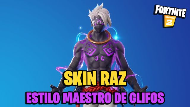 fortnite capitulo 2 temporada 6 skin raz maestro de glifos como conseguirlo desafios misiones la aguja