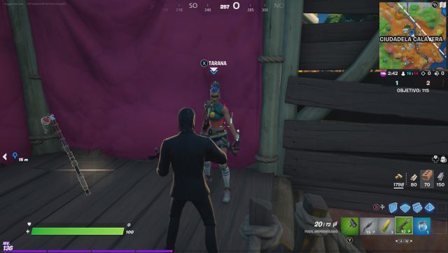 fortnite capitulo 2 temporada 6 desafios misiones la aguja desafio mision reune informacion sobre raz de tarana lara croft raven renacimiento cocomandante o mazorquin