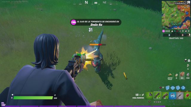 fortnite capitulo 2 temporada 6 desafios misiones semana 7 desafio mision caza velocirraptores