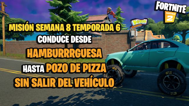 CÃ³mo conducir desde Hamburrrguesa hasta Pozo de Pizza sin