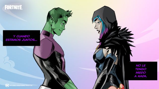 fortnite capitulo 2 temporada 6 skins teen titans beast boy chico bestia dc comics teasers