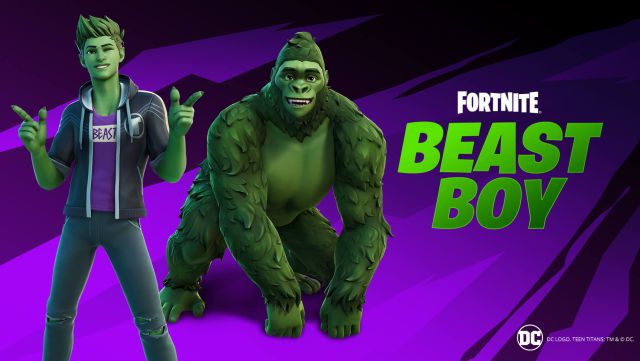 fortnite capitulo 2 temporada 6 skin beast boy teen titans dc comics