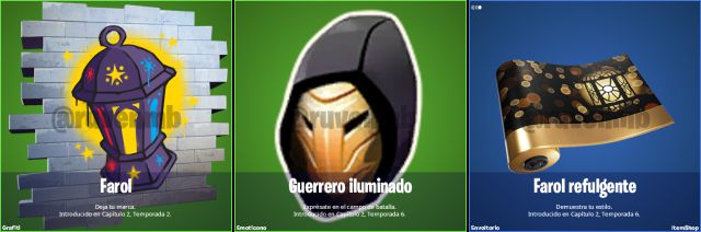 fortnite capitulo 2 temporada 6 evento lantern trials premios objetos recompensas gratis