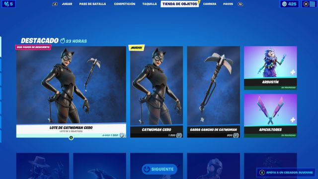 fortnite capitulo 2 temporada 6 skin catwoman cero dc comics precio contenidos como conseguirlo