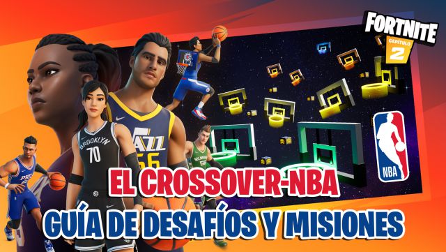 fortnite capitulo 2 temporada 6 nba crossover desafios misiones