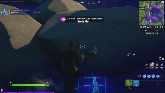 fortnite capitulo 2 temporada 7 desafios misiones semana 1 desafio mision reune piedra en el cataclismo