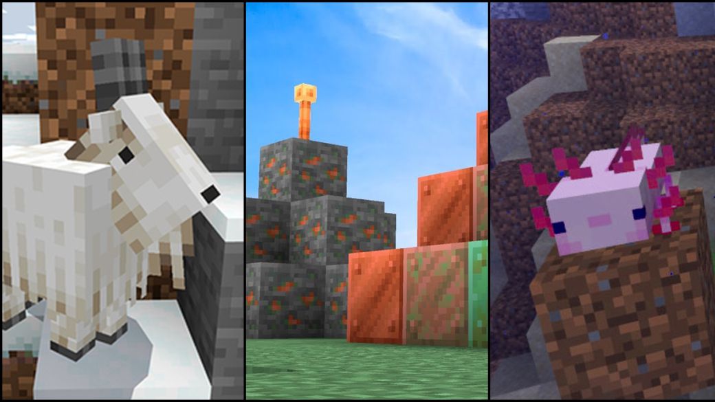 Minecraft 1.17: Caves & Cliff (Part 1);  All changes and news are now available