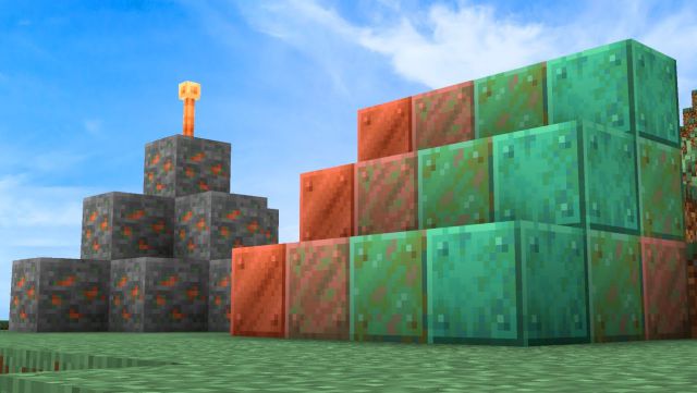 Minecraft 1.17 actualización parche novedades contenido cobre cabras ajolotes amatistas