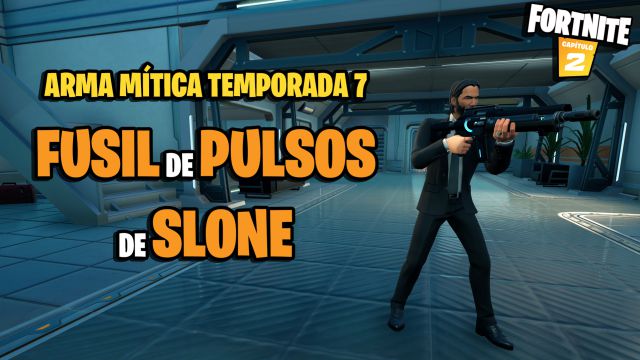 fortnite capitulo 2 temporada 7 armas miticas arma mitica fusil de pulsos de slone
