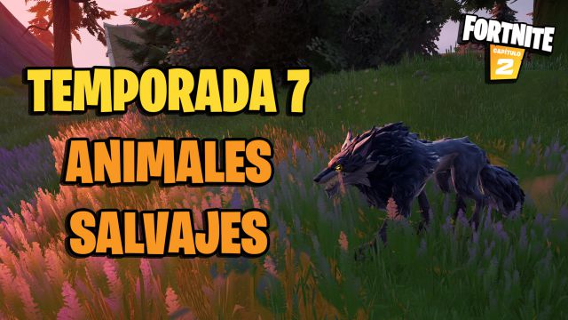 fortnite capitulo 2 temporada 7 animales salvajes lobos jabalies pollos ranas ubicaciones