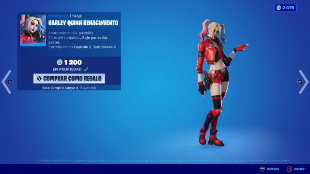 fortnite capitulo 2 temporada 7 skin harley quinn renacimiento dc comics como conseguirlo tienda pavos