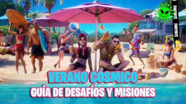 fortnite capitulo 2 temporada 7 evento verano cosmico desafios misiones