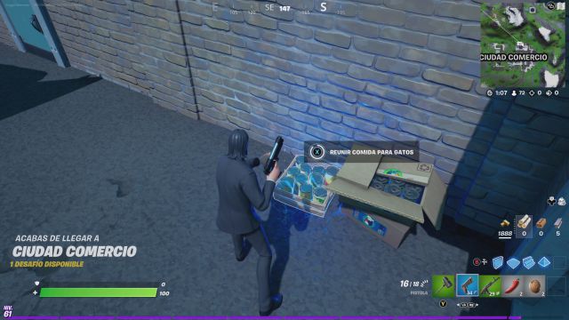 fortnite capitulo 2 temporada 7 desafios misiones semana 3 desafio mision reune comida para gatos