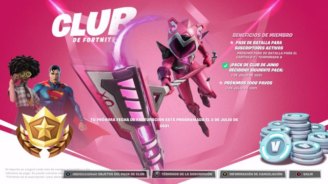 fortnite capitulo 2 temporada 7 skin loki club de fortnite julio 2021