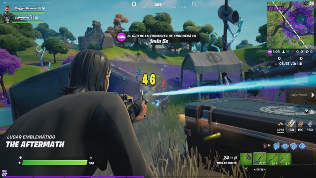 fortnite capitulo 2 temporada 7 desafios misiones semana 5 desafio mision inflige daño a guardias de la oi