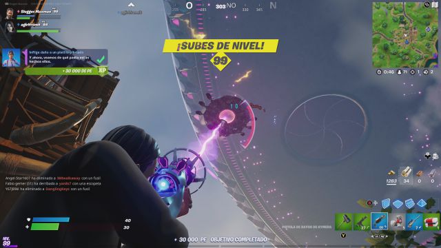fortnite capitulo 2 temporada 7 desafios misiones semana 5 desafio mision inflige daño a un platillo pilotado