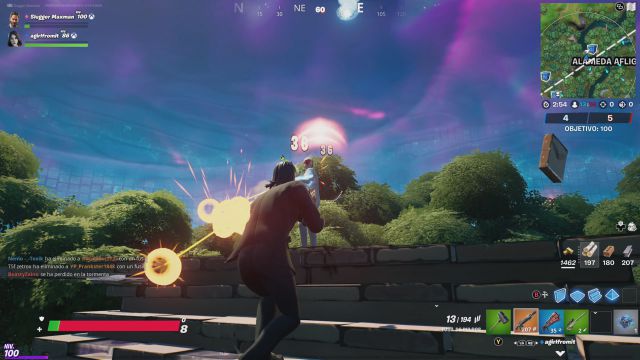 fortnite capitulo 2 temporada 7 desafios misiones semana 5 desafio mision inflige daño con armas alienigenas o de la oi
