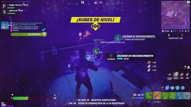 fortnite capitulo 2 temporada 7 desafios misiones semana 5 desafio mision abre un cofre de la oi en una estacion de satelite o en complejo corriente