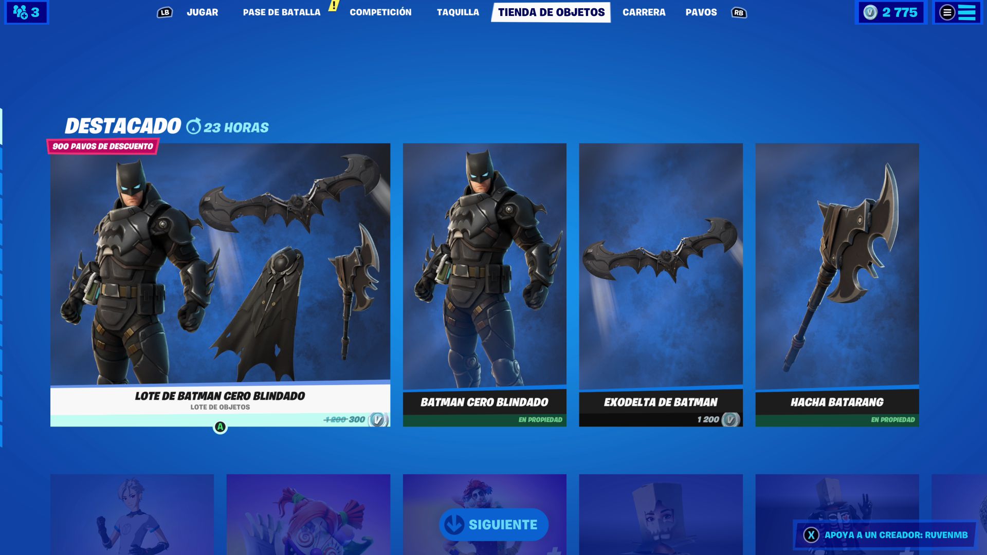 Fortnite: skin Batman Cero Blindado ya en la tienda; precio y contenidos -  MeriStation