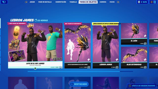 fortnite capitulo 2 temporada 7 skin lebron james skin tune squad lebron space jam nuevas leyendas