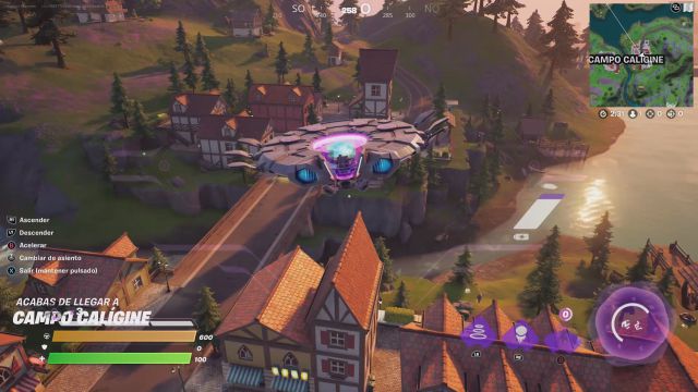 fortnite capitulo 2 temporada 7 desafios misiones semana 7 desafio mision visita campo caligine rincon rencoroso y acampamiento abadejo en una misma partida