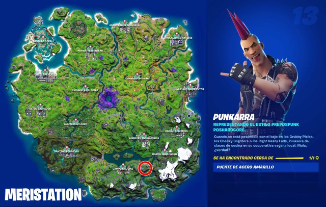 fortnite capitulo 2 temporada 7 desafios misiones semana 7 desafio mision derrota a punkarra