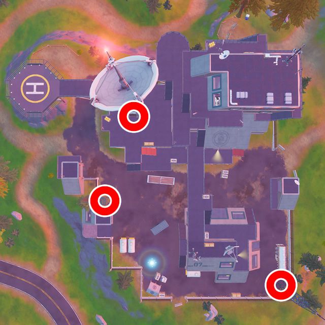 fortnite capitulo 2 temporada 7 desafios misiones semana 8 desafio mision coloca micros en diferentes ubicaciones clave