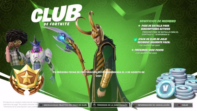 fortnite capitulo 2 temporada 7 skin skye estival club de fortnite agosto 2021