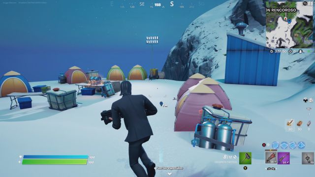fortnite capitulo 2 temporada 7 desafios misiones semana 8 desafio mision visita cala coral campamento base golf y cabaña corriente