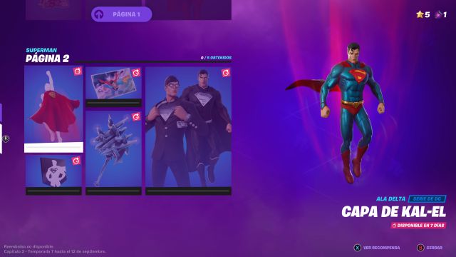 fortnite capitulo 2 temporada 7 skin clark kent superman dc comics como conseguirlo