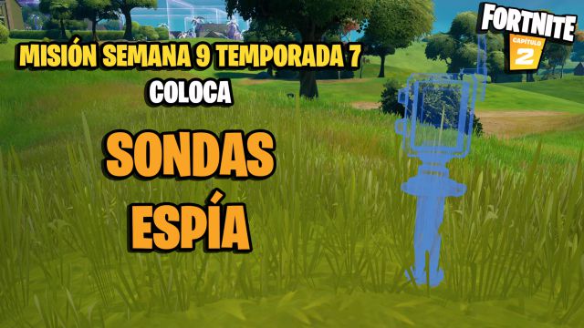 fortnite capitulo 2 temporada 7 desafios misiones semana 9 desafio mision coloca sondas espia