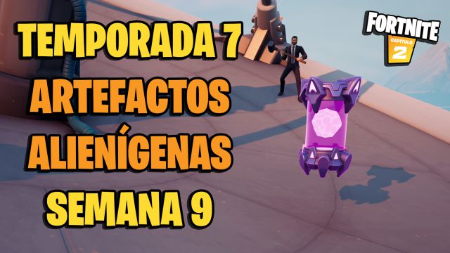 fortnite capitulo 2 temporada 7 artefactos alienigenas artefacto alienigena semana 9