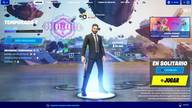 fortnite capitulo 2 temporada 7 evento concierto rift tour ariana grande