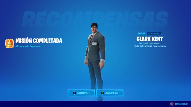 fortnite capitulo 2 temporada 7 skin clark kent superman desafios misiones desafio mision completa misiones de clark kent batman blindado o beast boy