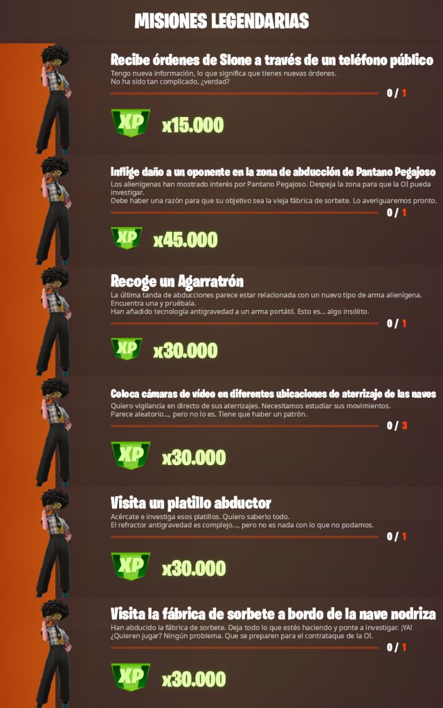 fortnite capitulo 2 temporada 7 desafios misiones filtradas semana 10