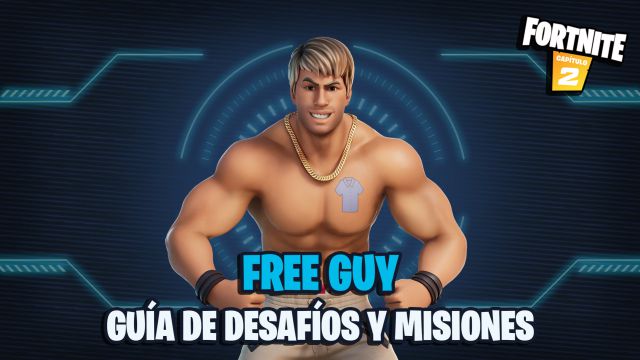 fornite capitulo 2 temporada 7 free guy ryan reynolds colaboracion desafios misiones