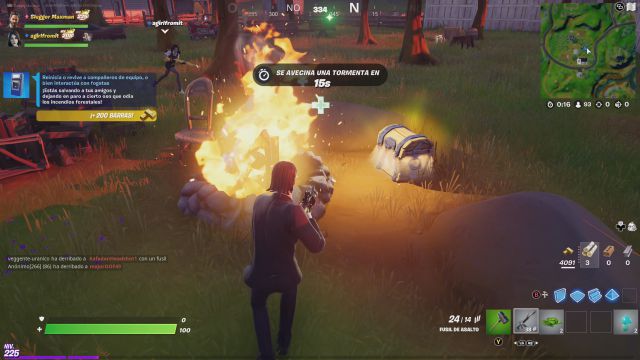 fornite capitulo 2 temporada 7 free guy ryan reynolds colaboracion desafios misiones desafio mision reinicia o revive a compañeros de equipo o bien interactua con fogatas
