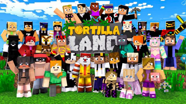 Tortilla Land Minecraft Ibai Llanos TheGrefg AuronPlay Mister Jagger Cristinini Roleplay Redes Sociales Influencers Twitch