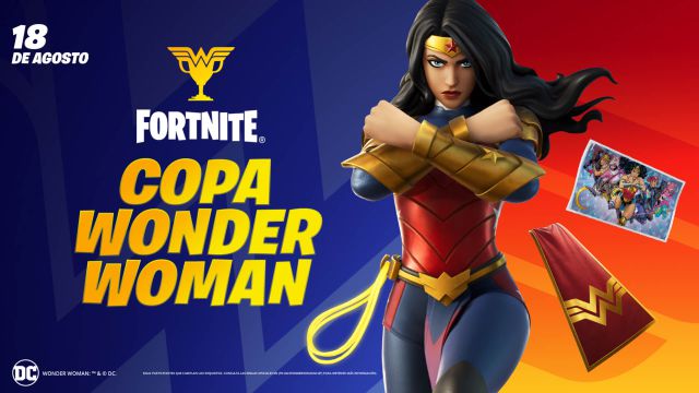 Fortnite Rozdział 2 Sezon 7 Skórka Wonder Woman DC Comics Puchar Wonder Woman Jak zdobyć za darmo