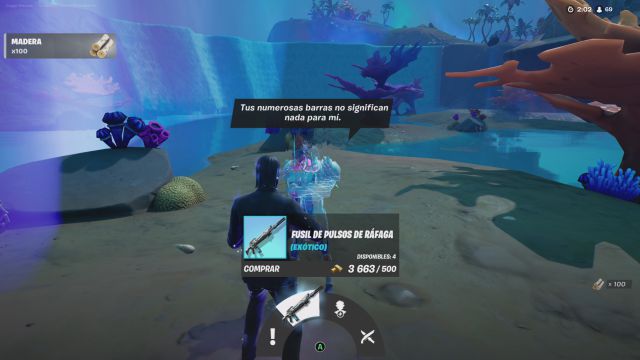 fortnite capitulo 2 temporada 7 arma exotica fusil de pulsos de rafaga donde como obtenerlo