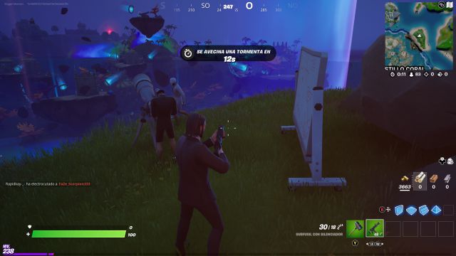fortnite capitulo 2 temporada 7 nave nodriza castillo coral abduccion destruccion