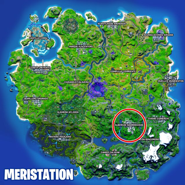fortnite capitulo 2 temporada 7 desafios misiones semana 11 desafio mision recoge un florero en albercas adormecidas