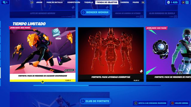 fortnite capitulo 2 temporada 7 pack de misiones cazador vociferador skin vox precio contenidos
