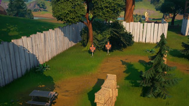 fortnite capitulo 2 temporada 7 desafios misiones semana 12 desafio mision destruye dianas con armas de la oi
