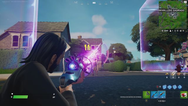 fortnite capitulo 2 temporada 7 desafios misiones semana 12 desafio mision inflige daño a oponentes con armas alienigenas