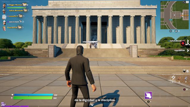 fortnite capitulo 2 temporada 7 una marcha a traves del tiempo grafiti gratis