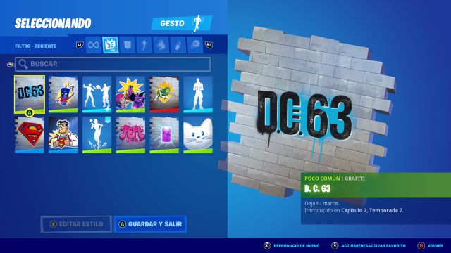 fortnite capitulo 2 temporada 7 una marcha a traves del tiempo grafiti gratis