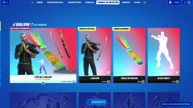 fortnite capitulo 2 temporada 7 skin j balvin precio contenidos cuanto vale como conseguirlo