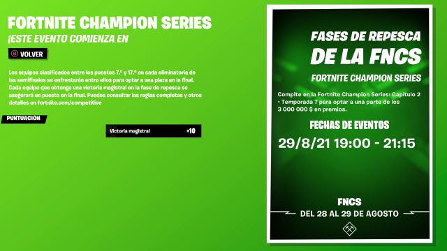 fortnite capitulo 2 temporada 7 fncs semifinales repesca drops twitch premios recompensas gratis