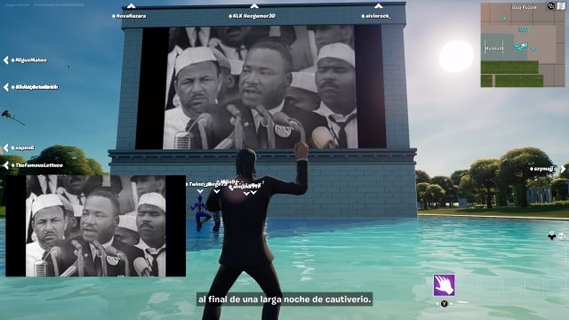 fortnite opinion martin luther king mlk una marcha a traves del tiempo polemica